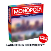 Des Moines, IA Monopoly Board Game